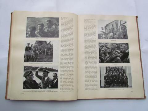 WW2 GERMAN NAZI - BOOK RARE ORIGINAL 1934 THIRD REICH 200 photos PICTURE ALBUM DEUTSCHLAND ERWACHT / GERMANY AWAKES ORIGINS OF NSDAP