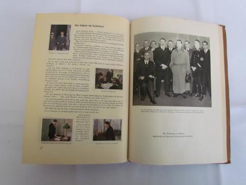 WW2 GERMAN NAZI NICE DEUSCHLAND CIGARETTE 270 PHOTOS BOOK RARE KAMPF UMS DRITTE REICH