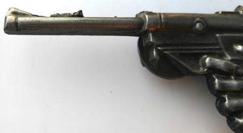 POST WW2 P38 MAUSER GERMAN NAZI THIRD REICH GUN MASSIVE METAL PIN