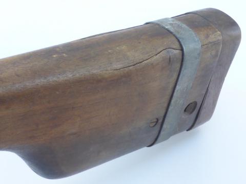 WW1 WW2 GERMAN NAZI VERY RARE MAUSER GUN WOOD HANDLE GRIP 1896 C96 BROOM HANDLE WOOD STOCK