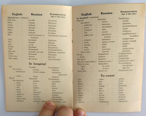 WW2-ALLIES-U-K-FRANCE-USA-FUNNY-EASY-RUSSIAN-HOW-TO-PRONONCE-TRANSLATION-BOOKLET  WW2-ALLIES-U-K-FRANCE-USA-FUNNY-EASY-RUSSIAN-HOW-TO-PRONONCE-TRANSLATION-BOOKLET  WW2-ALLIES-U-K-FRANCE-USA-FUNNY-EASY-RUSSIAN-HOW-TO-PRONONCE-TRANSLATION-BOOKLET  WW2-ALLI