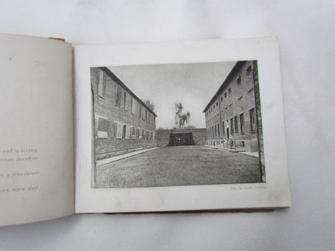WW2 GERMAN HOLOCAUST CONCENTRATION CAMP AUSCHWITZ RARE OLD BOOK INMATE DRAW JEW