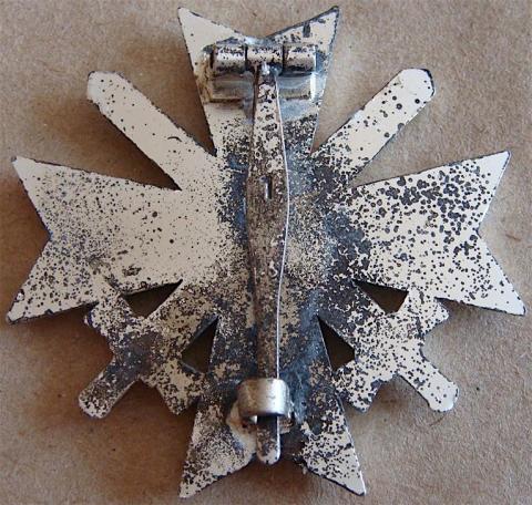 WW2 GERMAN NAZI 1ST CLASS WAR MERIT CROSS WITH SWORDS MEDAL AWARD BY 1 ( Deschler & Sohn of München )