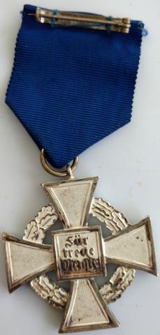 WW2 GERMAN NAZI 25 YEARS OF FAITHFUL SERVICES IN THE ARMY - HEER MEDAL AWARD IN ORIGINAL BOX OF ISSUE