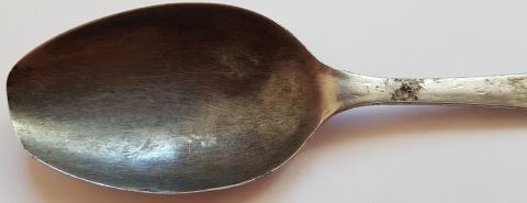 WW2 GERMAN NAZI ARMY HEER SPOON WITH EAGLE AND SWASTIKA ENGRAVE ON IT