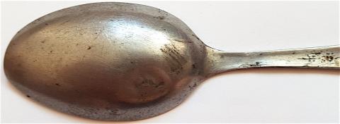WW2 GERMAN NAZI ARMY HEER SPOON WITH EAGLE AND SWASTIKA ENGRAVE ON IT