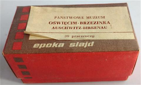 WW2 GERMAN NAZI CONCENTRATION CAMP AUSCHWITZ-BIRKENAU ORIGINAL SET OF 30 ORIGINAL PHOTOS IN NEGATIVES IN ORIGINAL BOX