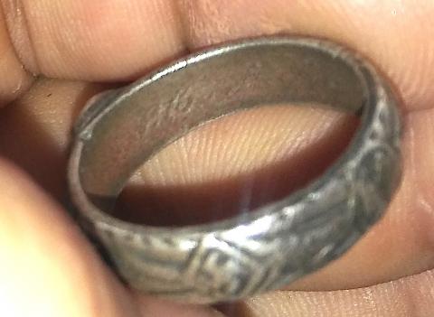 WW2 GERMAN NAZI EXACT REPRODUCTION OF THE HOLY GRAIL FAMOUS HIMMLER WAFFEN SS HONOR RING