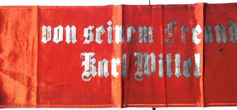 WW2 GERMAN NAZI EXTREMELY RARE WAFFEN SS & WEHRMACHT PRIEST FUNERAL SASH WOW