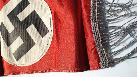 WW2 GERMAN NAZI EXTREMELY RARE WAFFEN SS & WEHRMACHT PRIEST FUNERAL SASH WOW