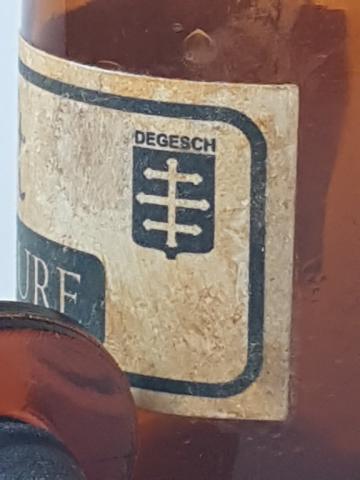 WW2 GERMAN NAZI EXTREMELY RARE ZYKLON B JEWISH EXTERMINATION GAS COMPANY DEGESCH POISON BOTTLE CONCENTRATION CAMP HOLOCAUST