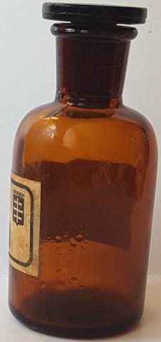 WW2 GERMAN NAZI EXTREMELY RARE ZYKLON B JEWISH EXTERMINATION GAS COMPANY DEGESCH POISON BOTTLE CONCENTRATION CAMP HOLOCAUST