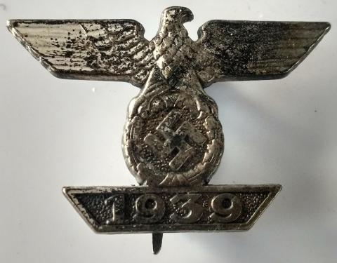 WW2 GERMAN NAZI FIRST CLASS SPANGE OF THE IRON CROSS 1939 BADGE AWARD MEDAL RELIC FOUND