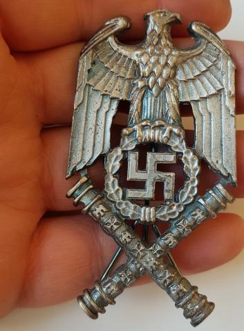 WW2 GERMAN NAZI HERMANN GOERING Reichsmarschall SHOULDER BOARD RANK EAGLE + MARSHALL BATON PIN WITH ALL PRONGS