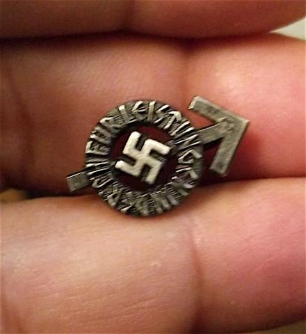 WW2 GERMAN NAZI HITLER YOUTH PROFICIENCY BADGE PIN HJ HITLERJUGEND