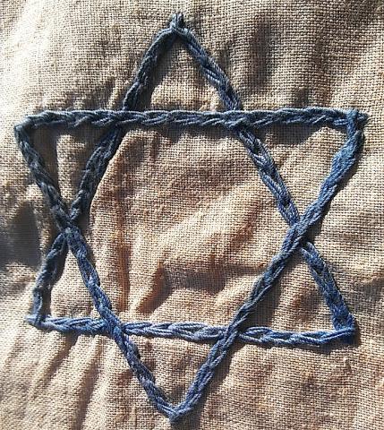 WW2 GERMAN NAZI HOLOCAUST JEWISH STAR OF DAVID PERSONAL BAG