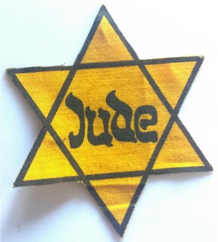 WW2 GERMAN NAZI HOLOCAUST JUDE STAR OF DAVID GHETTO JEWISH UNISSUED FOUND IN STORAGE