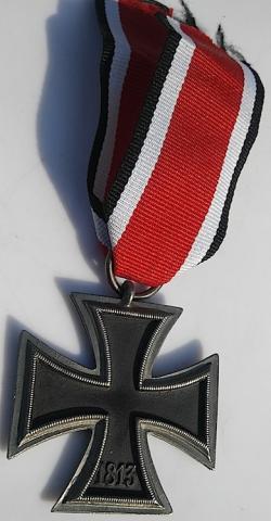 WW2 GERMAN NAZI IRON CROSS SECOND CLASS MEDAL AWARD + ORIGINAL MARKED ENVELOPPE