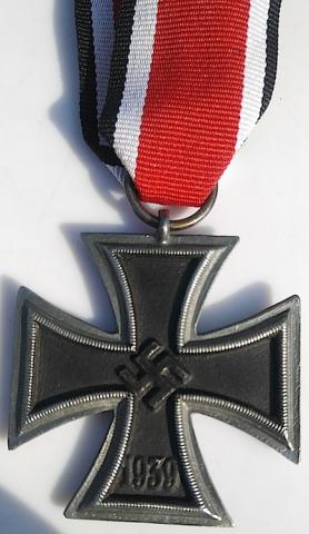 WW2 GERMAN NAZI IRON CROSS SECOND CLASS MEDAL AWARD + ORIGINAL MARKED ENVELOPPE