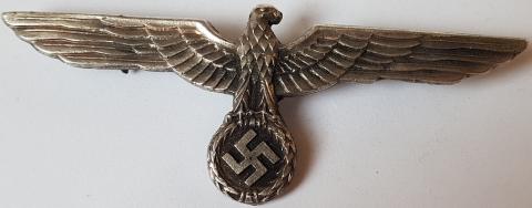 WW2 GERMAN NAZI LARGE KRIEGSMARINE NAVAL NAVY UBOAT BREAST EAGLE PIN MAKER ASSMANN