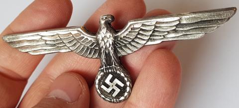 WW2 GERMAN NAZI LARGE KRIEGSMARINE NAVAL NAVY UBOAT BREAST EAGLE PIN MAKER ASSMANN