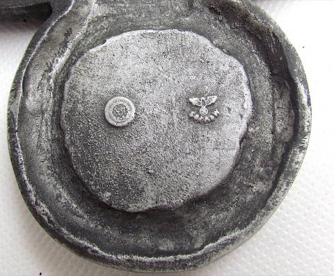 WW2 GERMAN NAZI LARGE THIRD REICH METAL WALL RZM EAGLE - stamped -  PERFECT FOR A DISPLAY