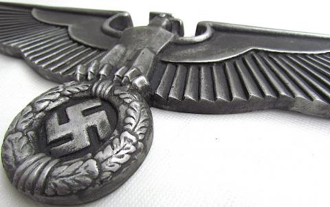 WW2 GERMAN NAZI LARGE THIRD REICH METAL WALL EAGLE PERFECT FOR A DISPLAY