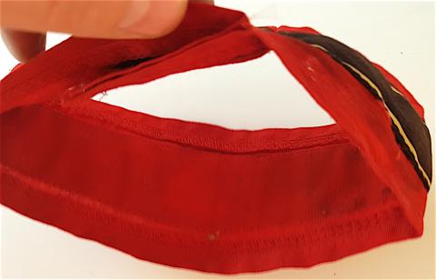 WW2 GERMAN NAZI LATE WAR "DEUTSCHER VOLKSSTURM WEHRMACHT"  ARMBAND TUNIC REMOVED