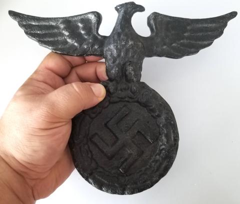 WW2 GERMAN NAZI MASSIVE METAL WALL EAGLE EARLY BIRD NSDAP THIRD REICH