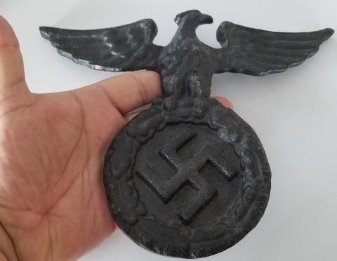 WW2 GERMAN NAZI MASSIVE METAL WALL EAGLE EARLY BIRD NSDAP THIRD REICH