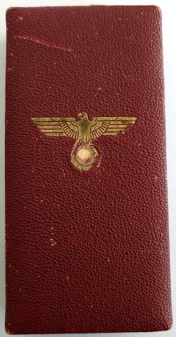WW2 GERMAN NAZI NICE 1936 BERLIN OLYMPIC MEDAL AWARD IN ORIGINAL CASE OF ISSUE