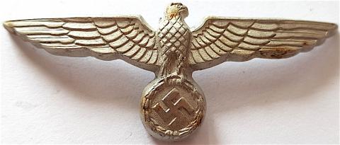 WW2 GERMAN NAZI NICE ANGRY BIRD HEER ARMY VISO CAP INSIGNIA EAGLE MAKER B&N 37