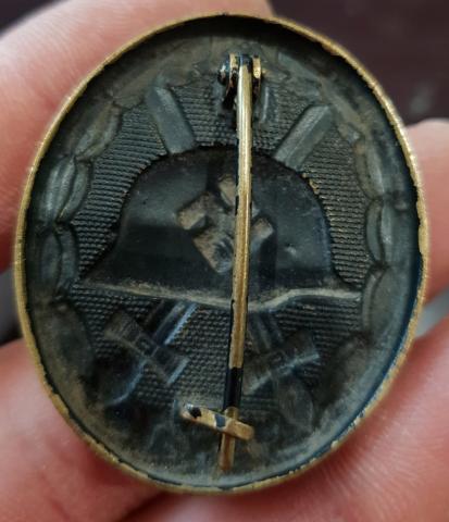WW2 GERMAN NAZI NICE BLACK WOUND BADGE MEDAL AWARD HEER ARMY WAFFEN SS LUFTWAFFE KRIEGSMARINE