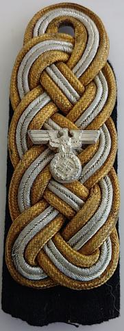 WW2 GERMAN NAZI NICE GENERAL OFFICER TUNIC SHOULDER BOARD