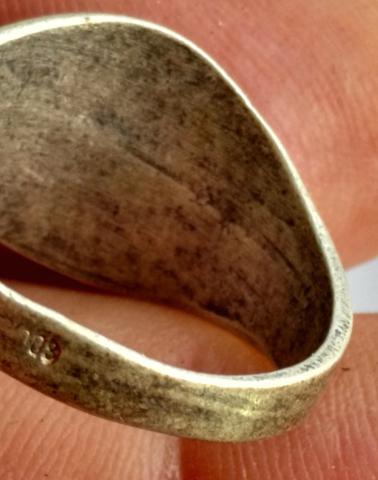 WW2 GERMAN NAZI NICE LUFTWAFFE OFFICER RING FOR CAMPAIGN IN THE U.K MARKED SILVER 800 WW2 GERMAN NAZI NICE LUFTWAFFE OFFICER RING FOR CAMPAIGN IN THE U.K MARKED SILVER 800