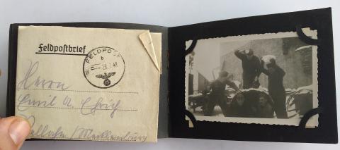 WW2 GERMAN NAZI NICE LUFTWAFFE PERSONAL PHOTOS ALBUMS WITH FELDPOST WOW