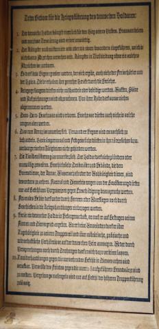 WW2 GERMAN NAZI NICE POST WAR MADE LUFTWAFFE CIGAR WOODEN BOX CIGARETTE TOBACCO CASE EAGLE AND SWASTIKA