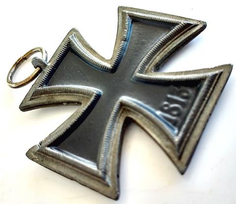 WW2 GERMAN NAZI NICE SECOND CLASS IRON CROSS MEDAL AWARD NO RIBBON - SWASTIKA CROIX DE FER MEDAILLE