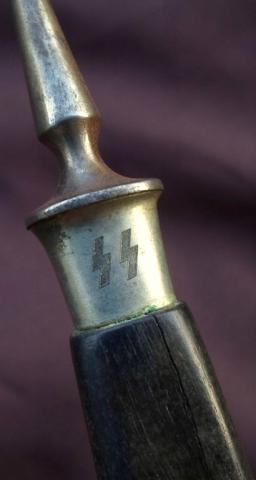 WW2 GERMAN NAZI NICE WAFFEN SS FORK WITH SS RUNES