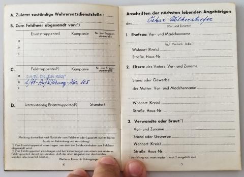 WW2 GERMAN NAZI NICE WAFFEN SS PANZER GRENADIER DIVISION DAS REICH SOLDIER SOLDBUCH