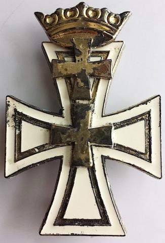 WW2 GERMAN NAZI NSDAP DANZIG DIVISION 1ST CLASS CROSS ONLY 89 MADE RARE PRE SA & WAFFEN SS