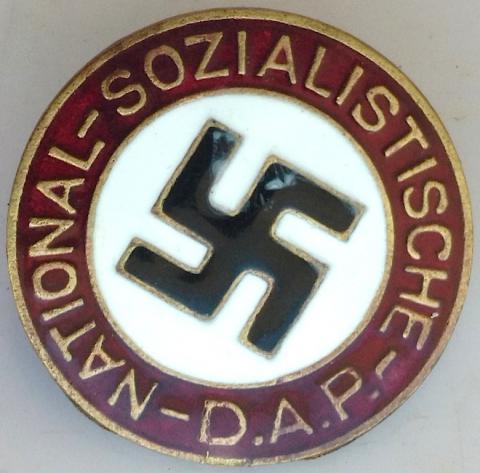 WW2 GERMAN NAZI NSDAP MEMBERSHIP PIN UNMARKED