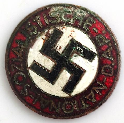 WW2 GERMAN NAZI NSDAP RELIC FOUND MEMBERSHIP PIN THRID REICH NAZI PARTY OF ADOLF HITLER