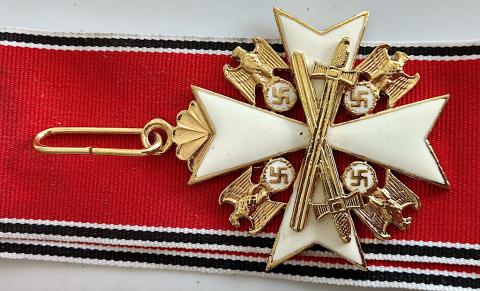 WW2 GERMAN NAZI THE ORDER OF THE GERMAN EAGLE FIRST CLASS WITH SWORDS *** REPLIKA ***