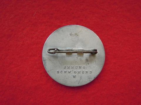 WW2 GERMAN NAZI pin 1. mai 1936 Jnnung Schw. Gmund W original
