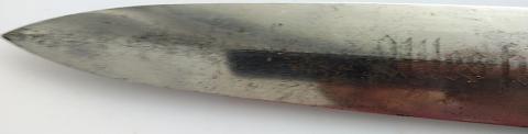 WW2 GERMAN NAZI PRE WAFFEN SS - EARLY SA DAGGER VERY RARE EMIL VOOS BLADE