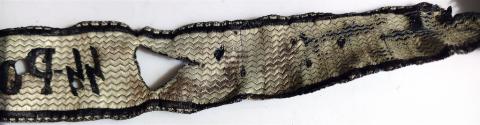 WW2 GERMAN NAZI RARE BATTLEFIELD TUNIC REMOVED BEVO WAFFEN SS GESTAPO POLIZEI CUFFTITLE POLICE