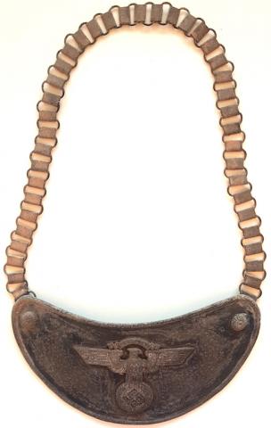 WW2 GERMAN NAZI RARE RELIC FOUND N.S.K.K NSKK GORGET RZM MARKED WW2 GERMAN NAZI RARE RELIC FOUND N.S.K.K NSKK GORGET RZM MARKED