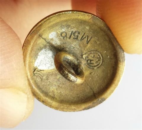 WW2 GERMAN NAZI RARE WAFFEN SS WW2 GERMAN NAZI RARE WAFFEN SS overseas TOTENKOPF SKULL BUTTON CAP REMOVED RZM MARKED SKULL BUTTON CAP REMOVED RZM MARKED