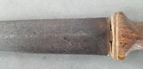 WW2 GERMAN NAZI RELIC FOUND SA DAGGER WITHOUT CROSSGUARDS AND SCABBARD